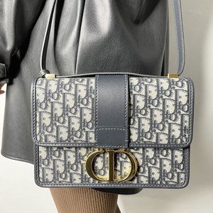 Dior Monogram Montaigne Medium 30 Oblique Medium Jacquard Bag with CD Clasp